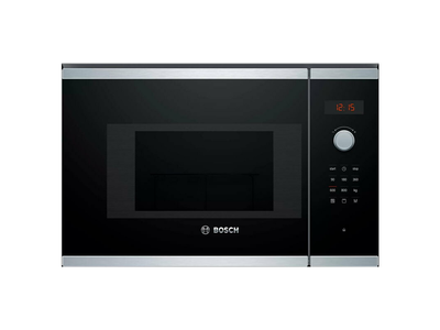 HORNO MICROONDAS INTEGRABLE BOSCH BEL523MS0 20 LITROS CON GRILL CRISTAL NEGRO