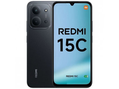 TELEFONO MOVIL XIAOMI REDMI 15C BLACK 4+256GB 6,8" ANDROID