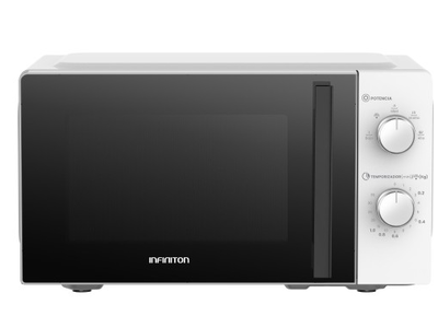 HORNO MICROONDAS SIN GRILL INFINITON MW-TW2070 20 LITROS BLANCO